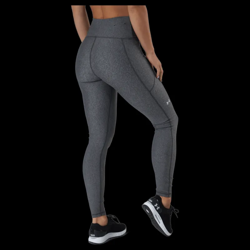 Under Armour Hg Armour Hirise Leg Charcoal Light Heather Grå