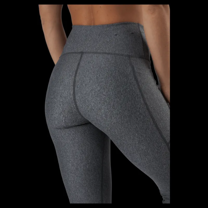 Under Armour Hg Armour Hirise Leg Charcoal Light Heather Grå