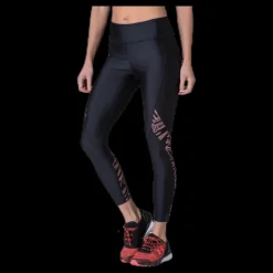 Under Armour HG Armour Printed Panel Ankle Crop Black Svart