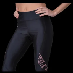 Under Armour HG Armour Printed Panel Ankle Crop Black Svart