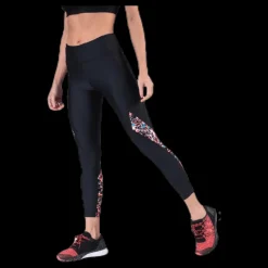 Best Under Armour HG Armour Printed Panel Ankle Crop Black Svart