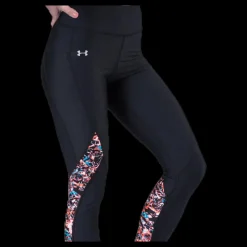 Best Under Armour HG Armour Printed Panel Ankle Crop Black Svart