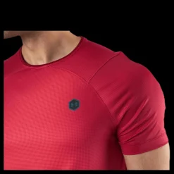 Under Armour HG Rush Fitted SS Printed Brown Brun