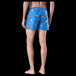 Happy Socks Hibiscus Swim Shorts Blue Blå Clearance