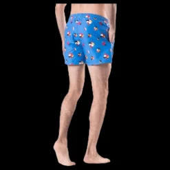 Happy Socks Hibiscus Swim Shorts Blue Blå Clearance
