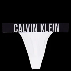 Outlet Calvin Klein High Leg Thong White Vit