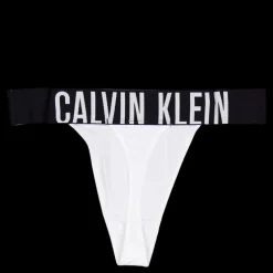 Outlet Calvin Klein High Leg Thong White Vit