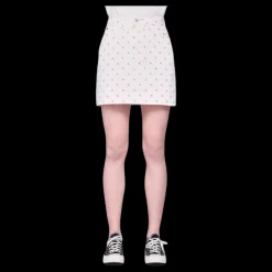 Calvin Klein High Rise Mini Skirt White Rosa Online