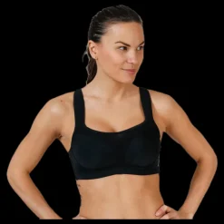 Online Stay in place High Support Sports Bra E Black Svart