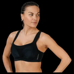 Online Stay in place High Support Sports Bra E Black Svart