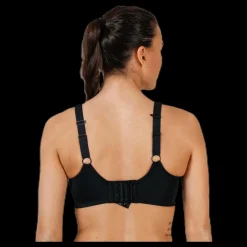 Clearance Stay in place High Support Sports Bra G Black Svart