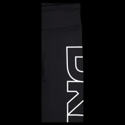 DKNY Sport High Waist 7/8 Exploded Logo L Black/ White Svart och Vit Discount