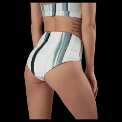 Röhnisch High Waist Brief White/Green Vit och Grön