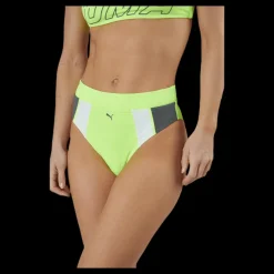Puma High Waist Brief Yellow Grön