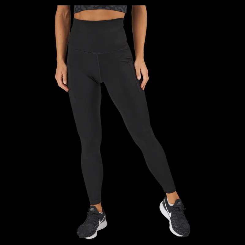 RS High Waist Tights - Side Pocke Black Svart