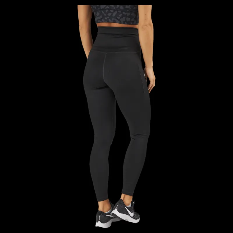 RS High Waist Tights - Side Pocke Black Svart