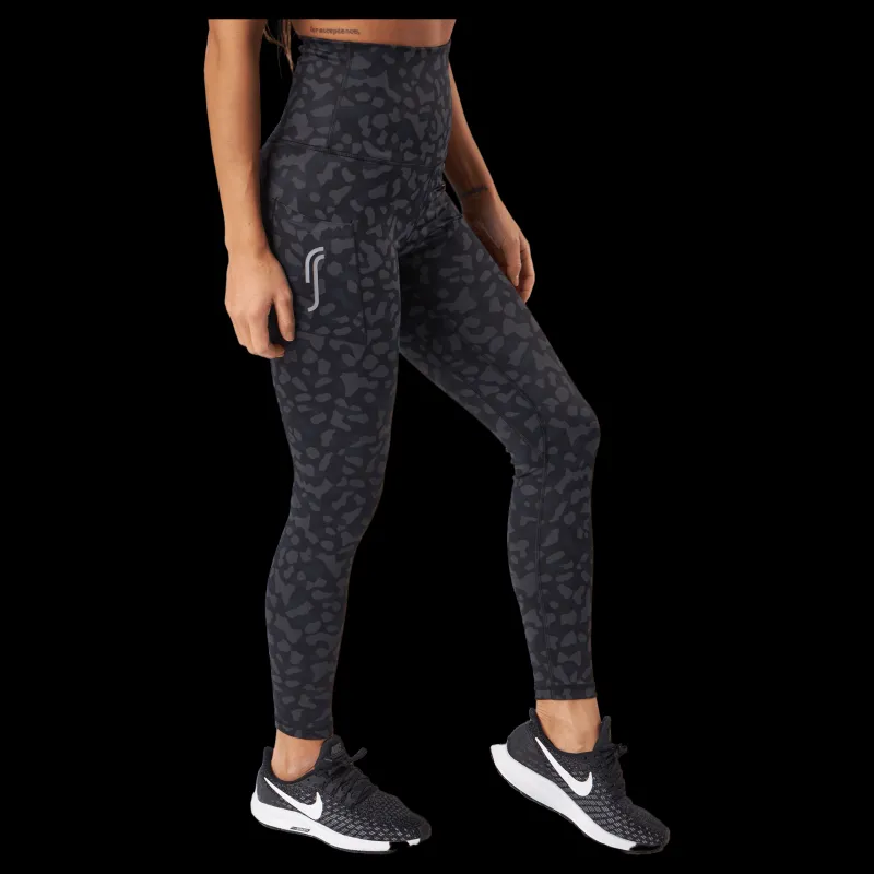 RS High Waist Tights - Side Pocke Leopard Mönstrad Online