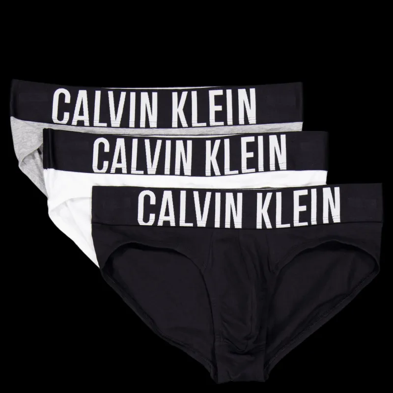 Calvin Klein Hip Brief 3pk Black Svart Discount