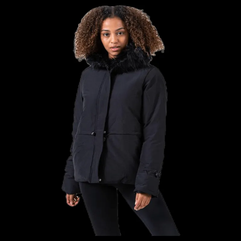 Pieces Hira Puffer Jacket Black Hot