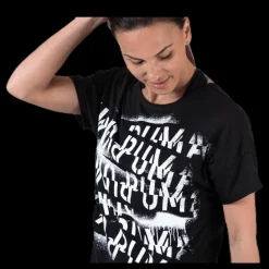 Discount Puma HIT Feel It Tee Black Svart