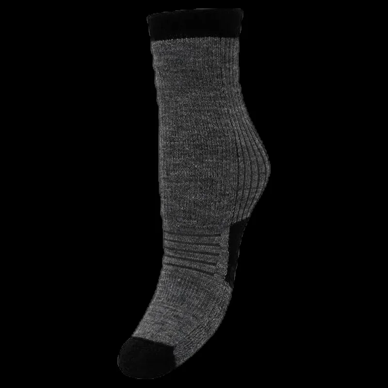 Lindberg Hälen Wool Sock Grey Grå Outlet