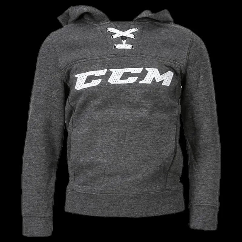 Online CCM Hockey Hoody Junior Gr 120 Grey Grå