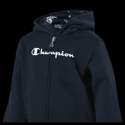 Champion Hooded Full Zip Suit Junior Blue Blå
