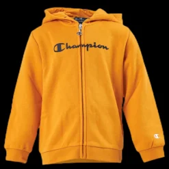 Champion Hooded Full Zip Suit Junior Yellow Gul Best
