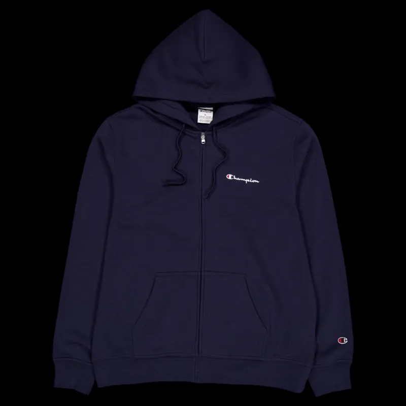 Hot Champion Hooded Full Zip Sweatshirt Sky Captain Blå