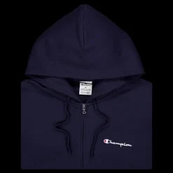 Hot Champion Hooded Full Zip Sweatshirt Sky Captain Blå
