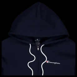 Champion Hooded Full Zip Sweatshirt Sky Captain Blå Best