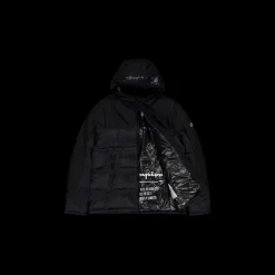 Champion Hooded Jacket Black Beauty Svart Best