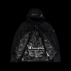 Champion Hooded Jacket Black Beauty Svart Best
