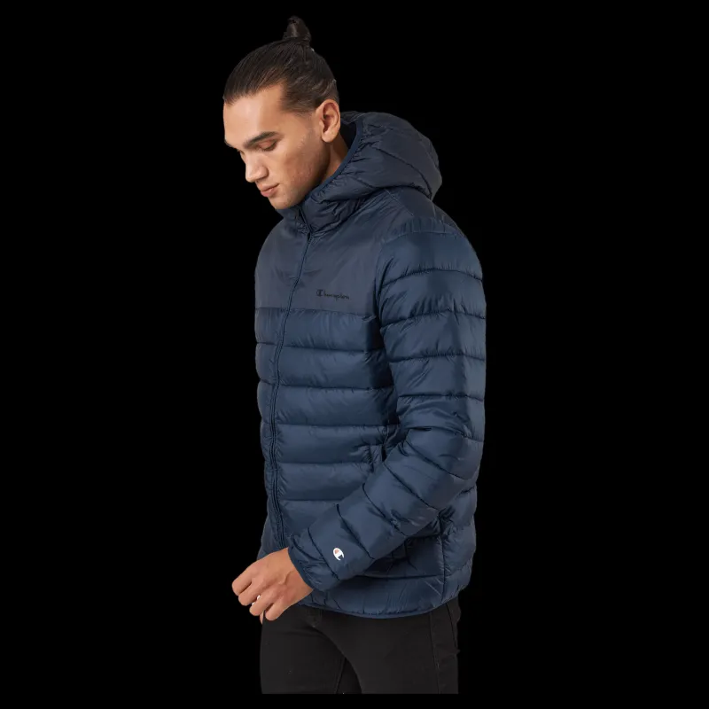 Champion Hooded Jacket Bs501 Blå New