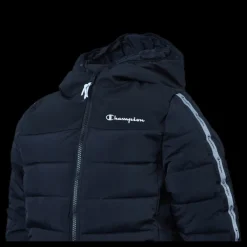 Champion Hooded Jacket Junior Black Svart