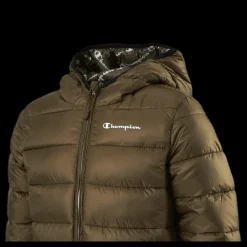 Champion Hooded Jacket Junior Green Grön Sale