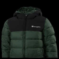 Champion Hooded Jacket Junior Green Grön Online
