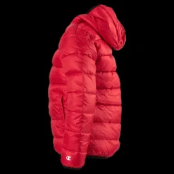 Online Champion Hooded Jacket Junior Red Röd