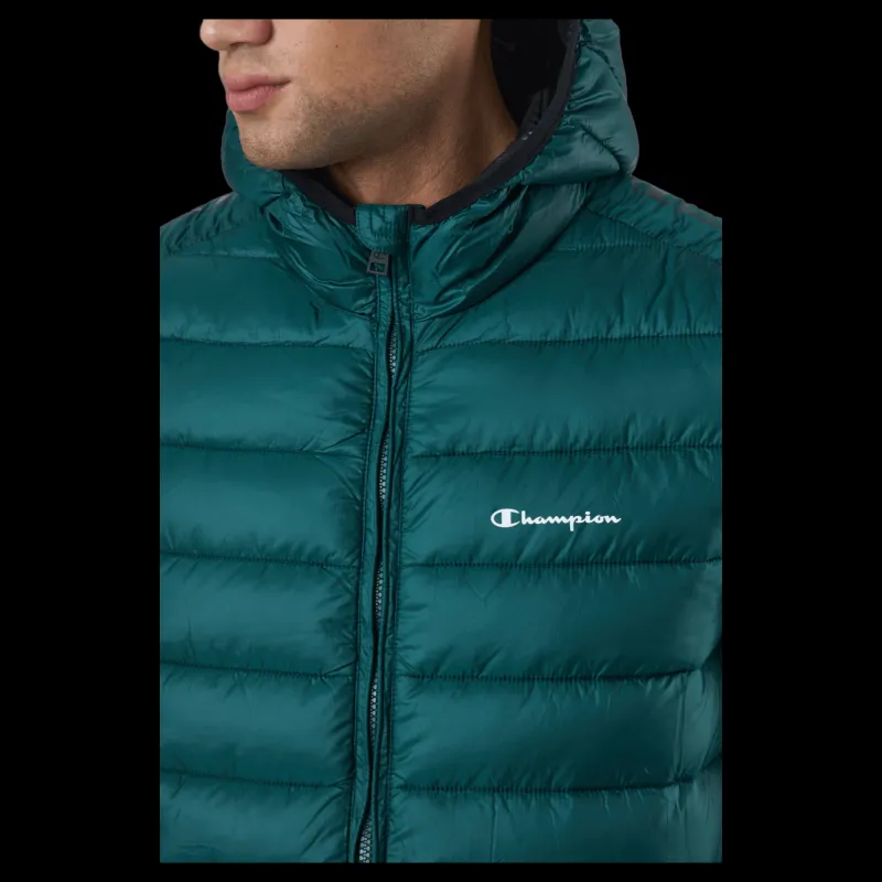 Outlet Champion Hooded Jacket Rain Forest Grön