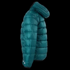Champion Hooded Jacket Rain Forest Blå Hot