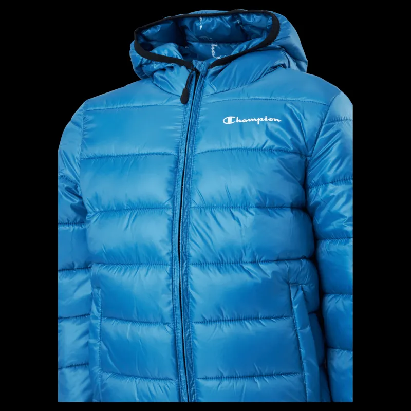 Champion Hooded Jacket Vallarta Blue Blå Clearance
