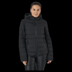 New Champion Hooded Polyfilled Jacket Black Beauty