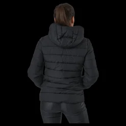 New Champion Hooded Polyfilled Jacket Black Beauty