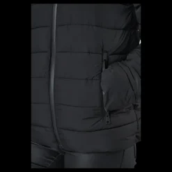 New Champion Hooded Polyfilled Jacket Black Beauty