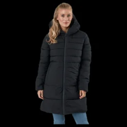 Clearance Champion Hooded Polyfilled Jacket Black Svart