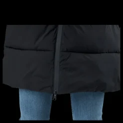 Clearance Champion Hooded Polyfilled Jacket Black Svart