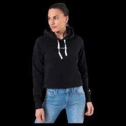 Champion Hooded Sweatshirt Black Svart Hot