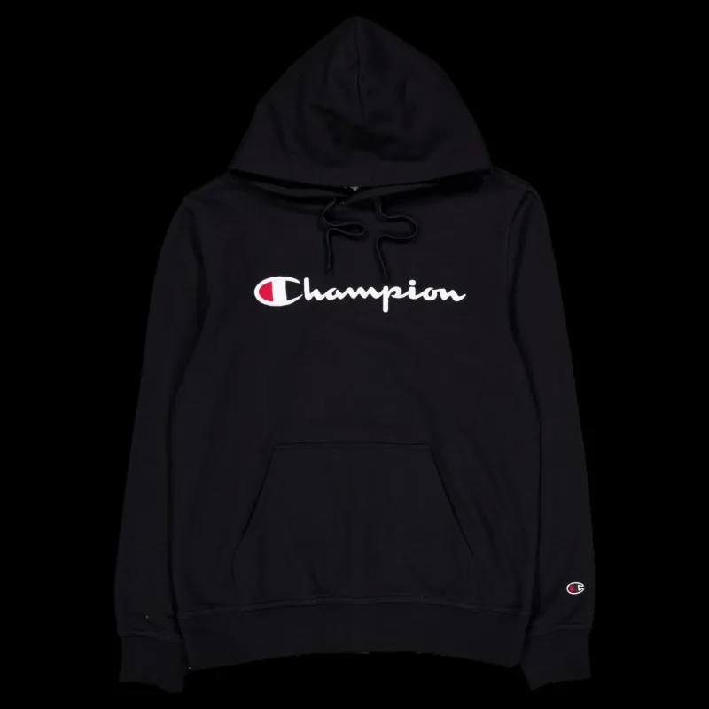 Champion Hooded Sweatshirt Black Beauty Svart Outlet