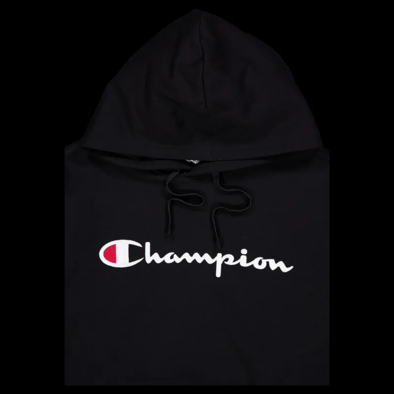 Champion Hooded Sweatshirt Black Beauty Svart Outlet