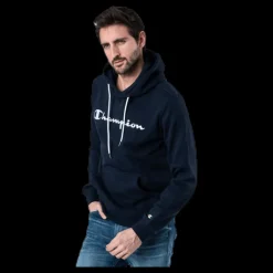 Champion Hooded Sweatshirt Blue Blå Online
